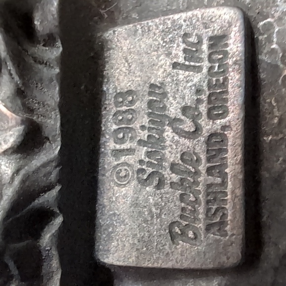 1988 Mason Siskiyou Buckle Co.Fine Pewter Men's Belt Buckle. - Picture 7 of 10